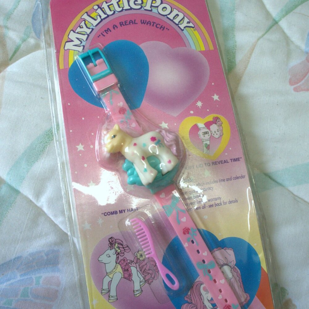 Rare vintage 80s my little pony watch NWT - Picture 3 of 6